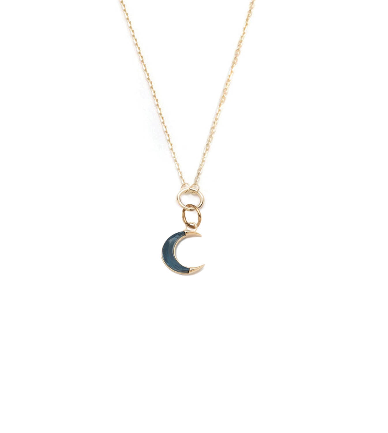 foundrae Crescent - Karma Fine Layer Necklace foundrae Crescent - Karma Fine Layer Necklace