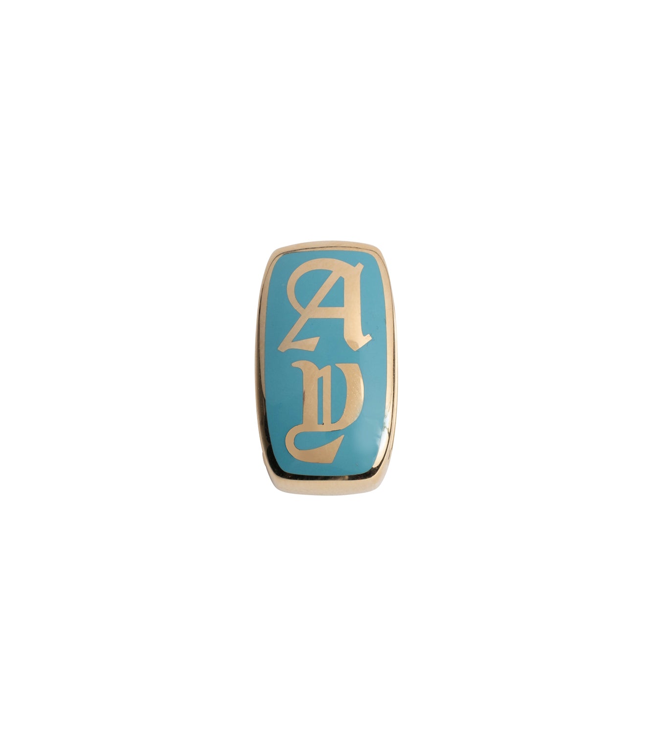 foundrae Custom Aqua Ceramic Oversized Heart Slide