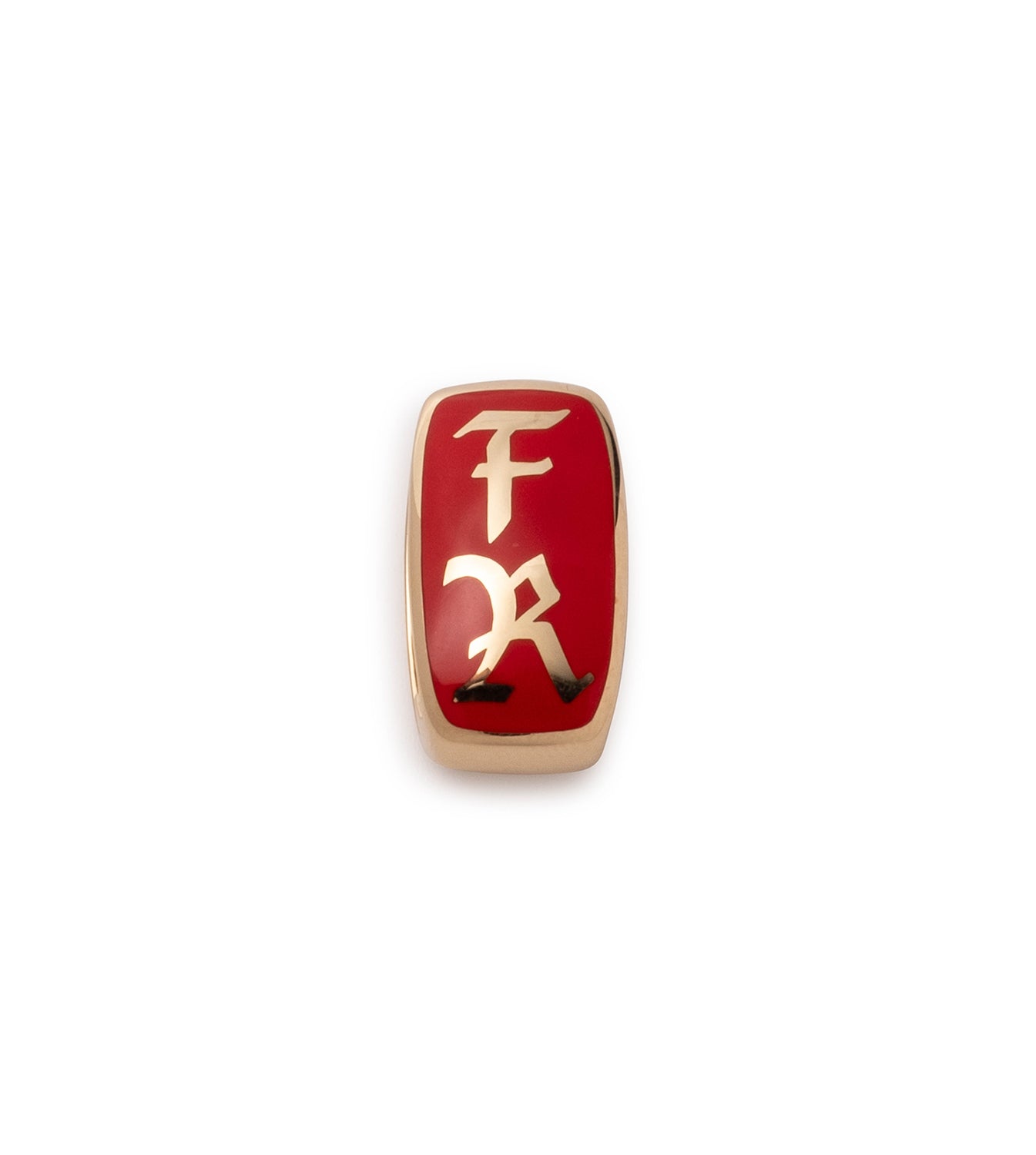 foundrae Custom Red Ceramic Oversized Heart Slide