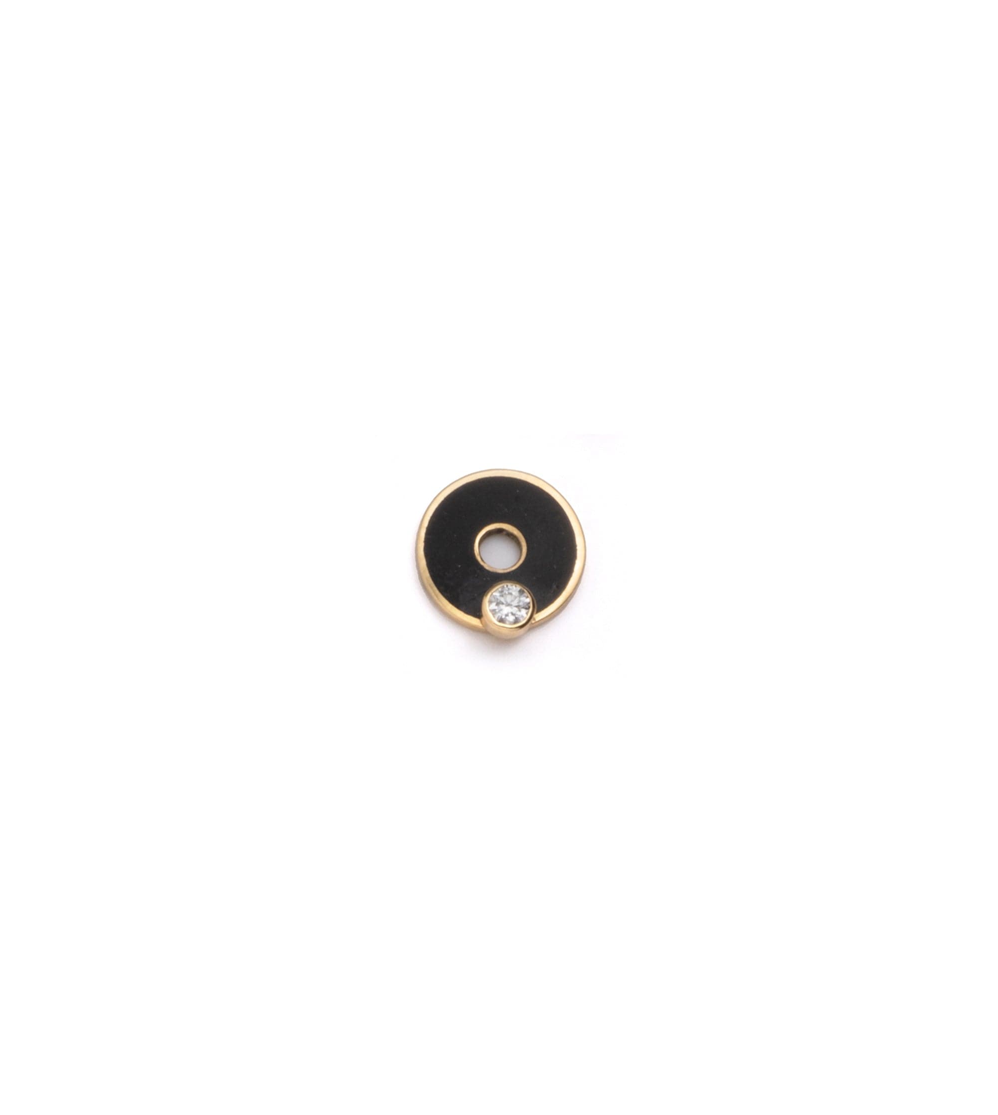 foundrae Diamond Black Champleve Symbol Disk