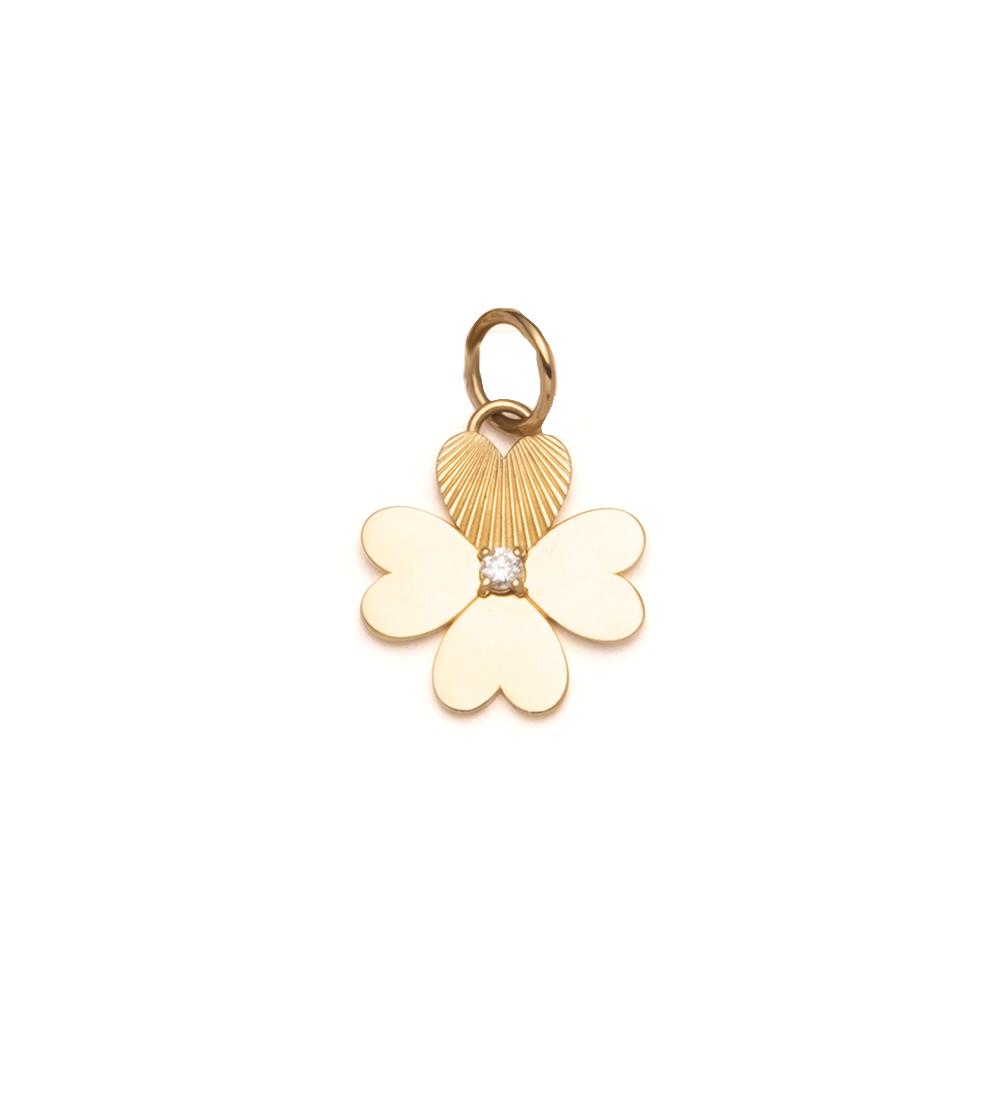 foundrae Four Heart Clover Miniature Medallion