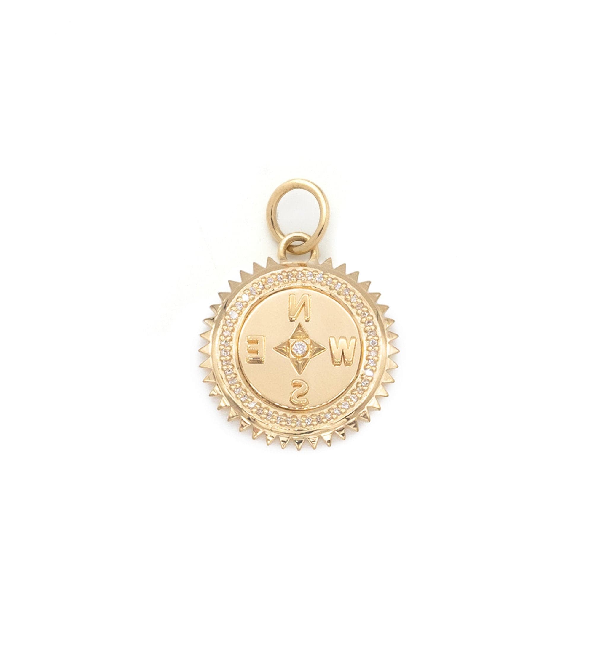 foundrae Internal Compass Baby Medallion