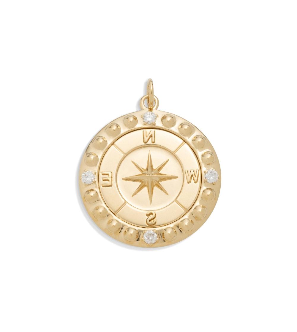 foundrae Internal Compass Large Medallion