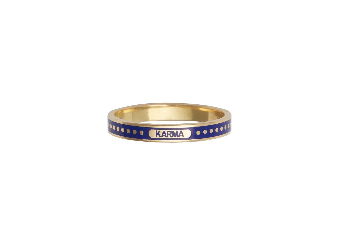 foundrae Karma Thin Champleve Enamel Band