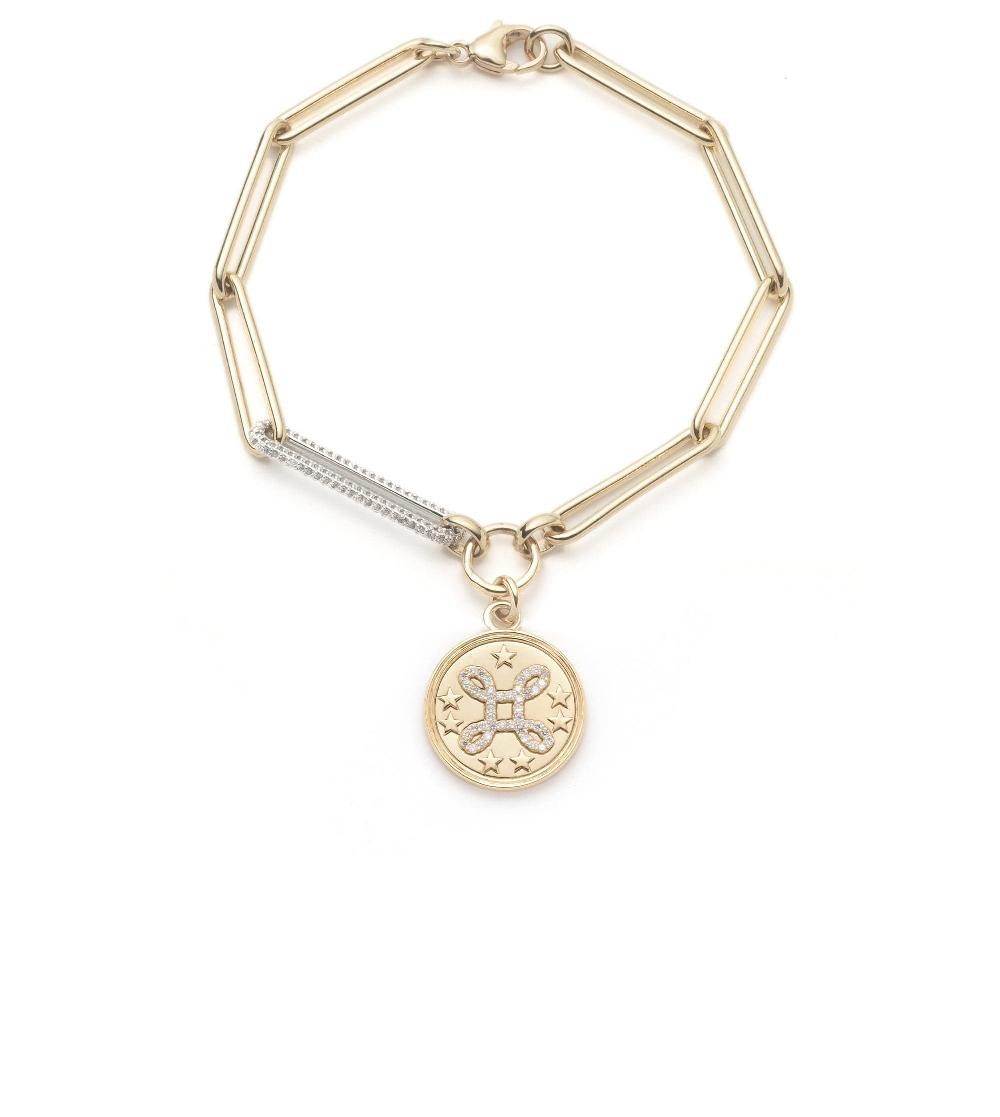 foundrae Love Extended Clip Chain Bracelet