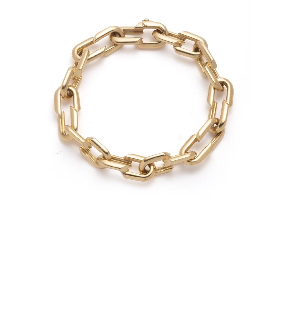 foundrae Medium Strong Hearts Love Link Bracelet