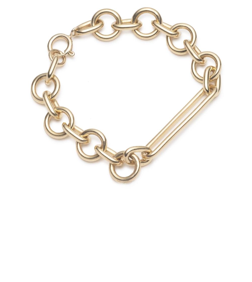 foundrae Mixed Oversized Clip Bracelet