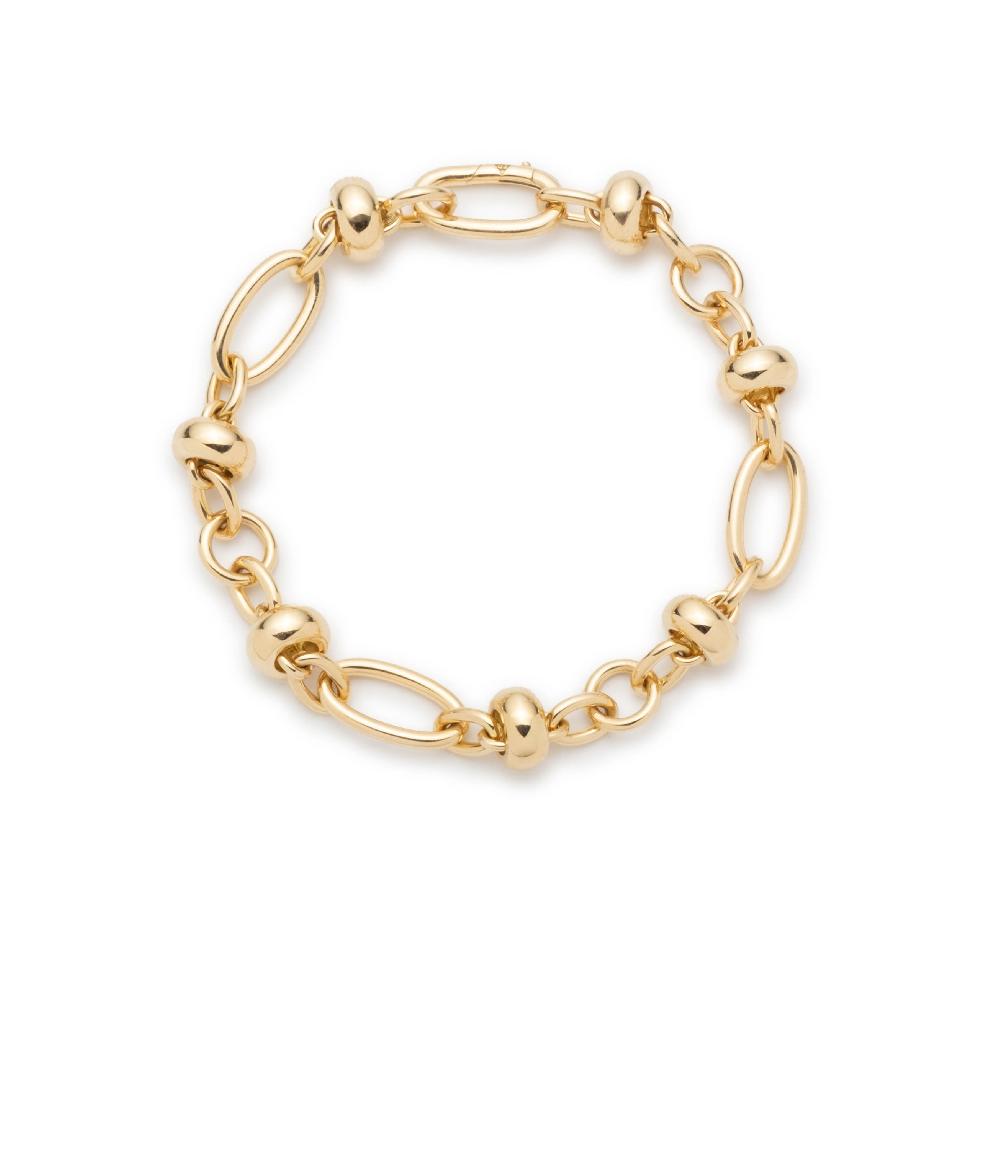 foundrae Orbit Bracelet in Yellow Gold