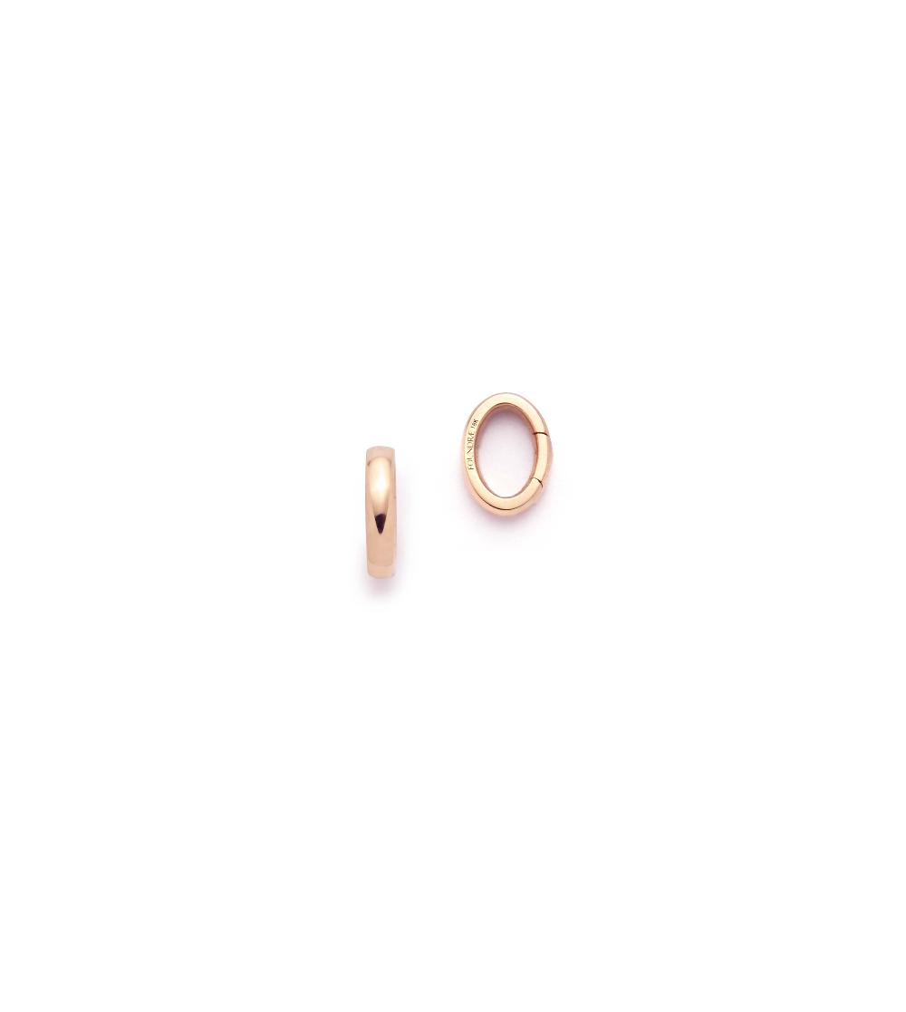 foundrae Oval Annex Link Rose Gold
