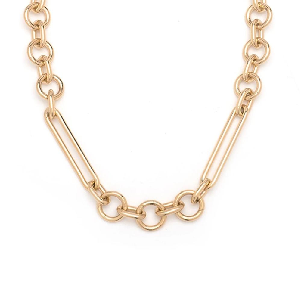 foundrae Oversized Mixed Clip Chain