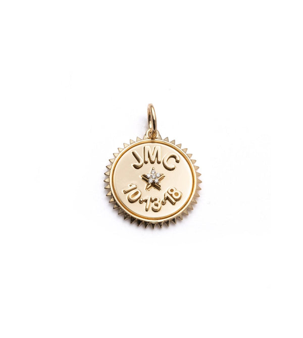 foundrae Personalized Baby Medallion