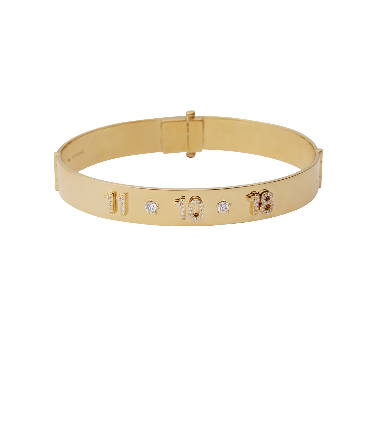 foundrae Personalized Date Bangle