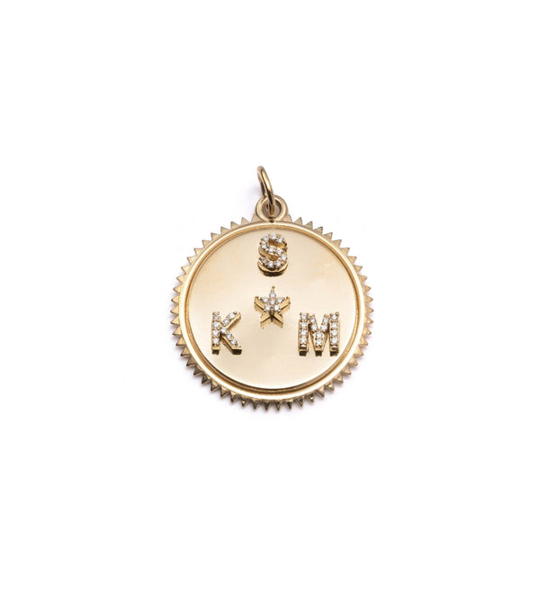 foundrae Personalized Medium Star Medallion