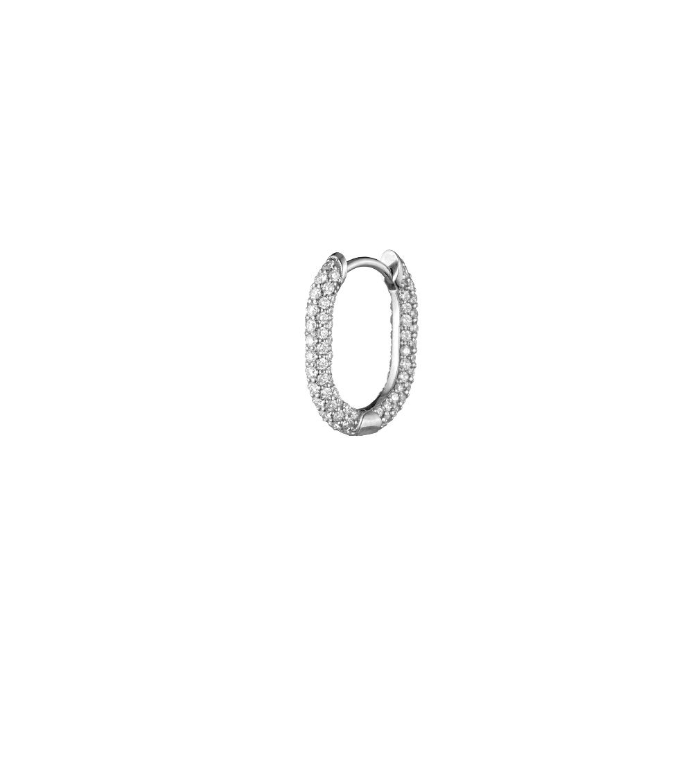 foundrae Petite Pave Chubby Ear Fob