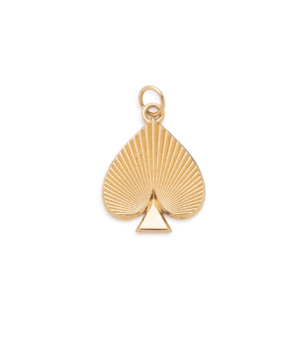 foundrae Radiating Spade Medium Medallion