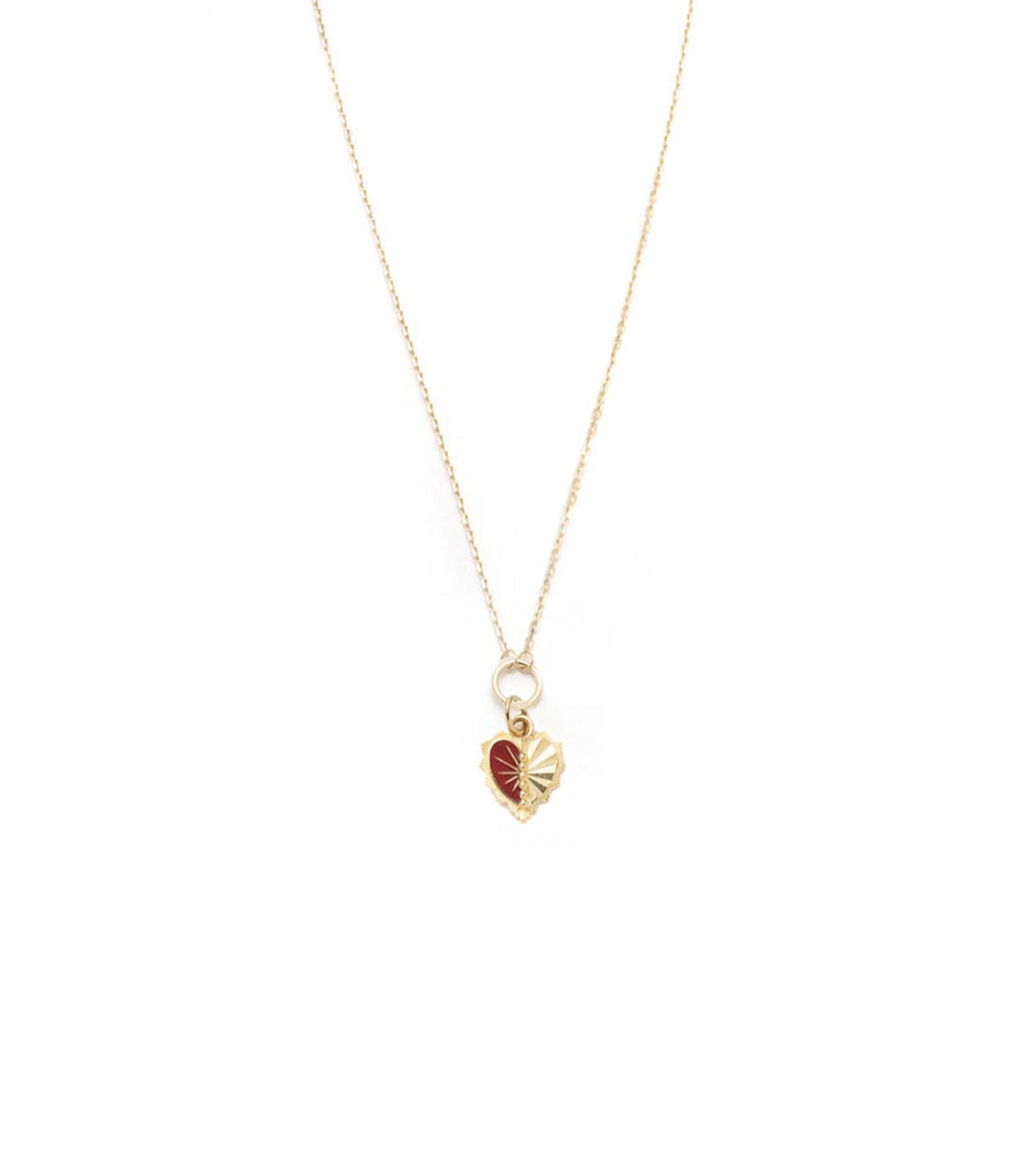 foundrae Reflection Love Token Drop Necklace