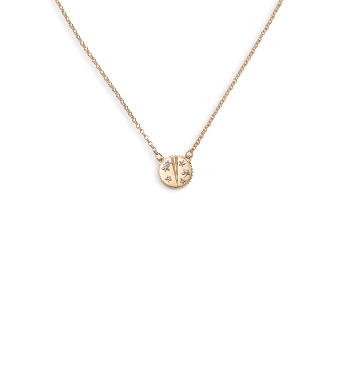 foundrae Resilience Mini Stationary Necklace