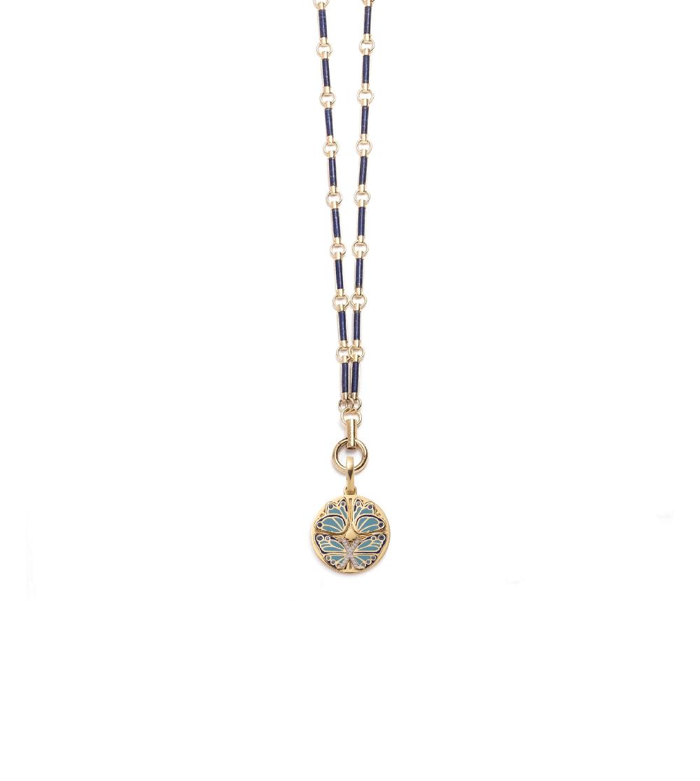 foundrae Reverie Element Chain Necklace Lapis