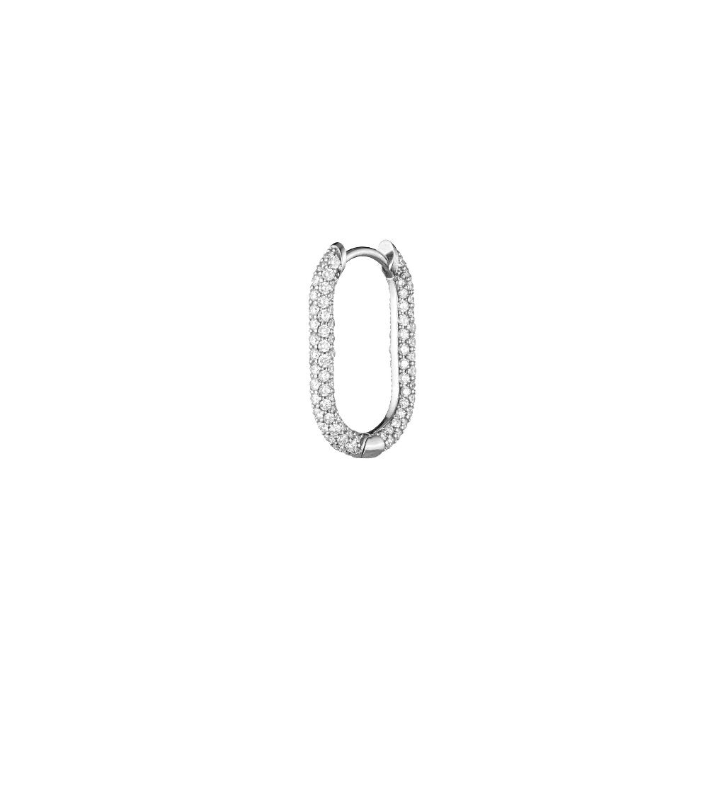 foundrae Small Pave Chubby Ear Fob