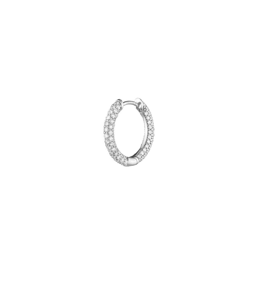 foundrae Small Pave Chubby Ear Hoop