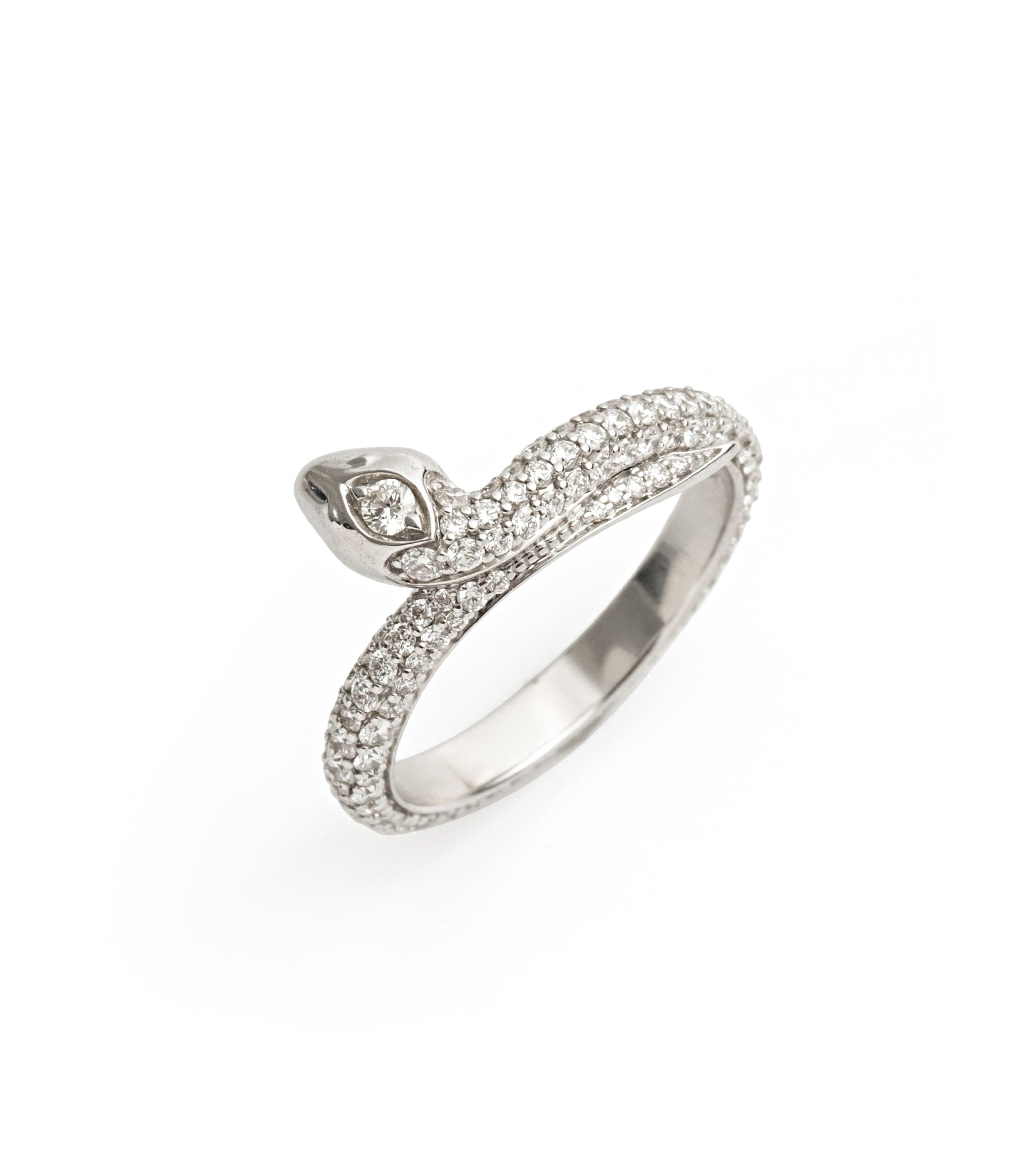 foundrae Snake - Wholeness Diamond Pave Bookend Band