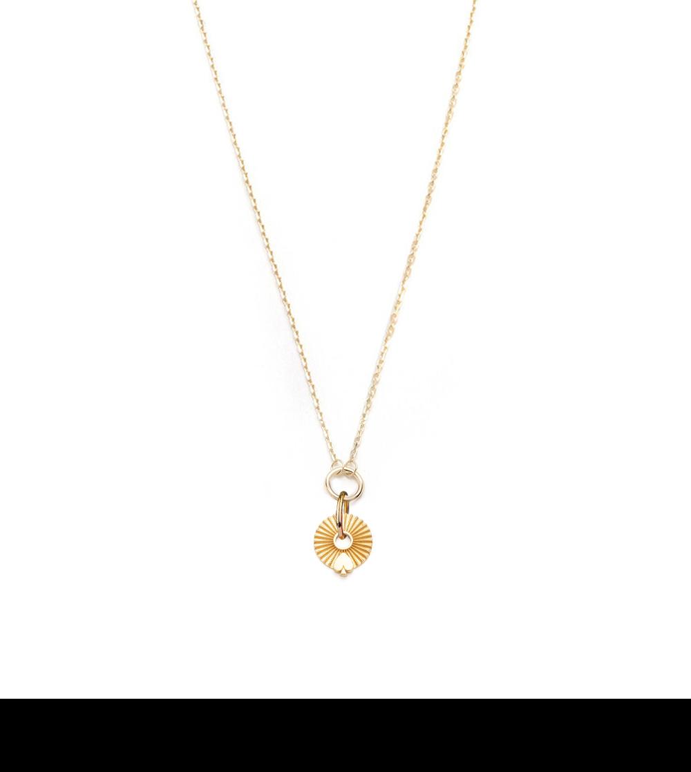 foundrae Spade - Reverie Gold Symbol Disk Necklace