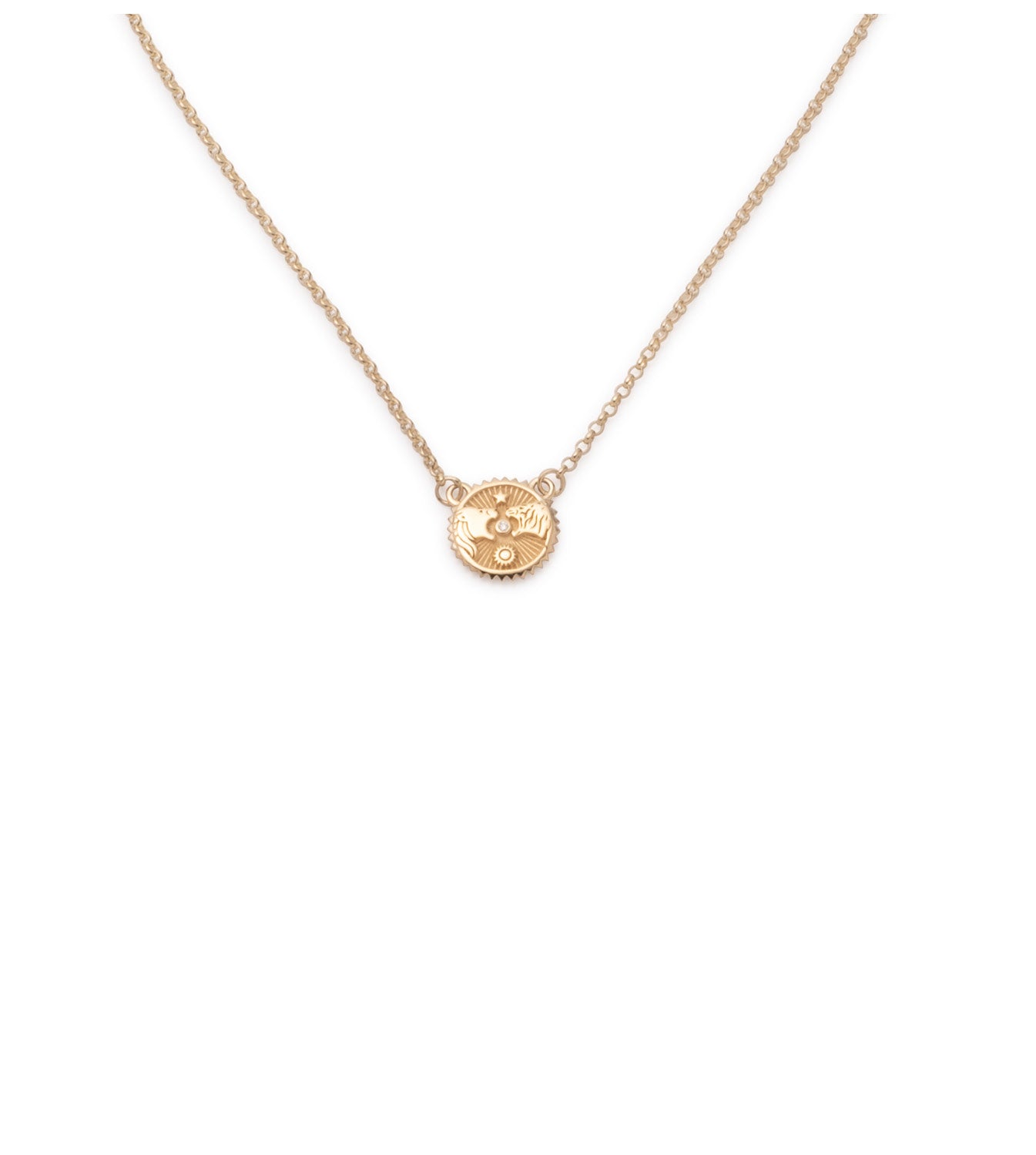 foundrae Strength Mini Stationary Necklace