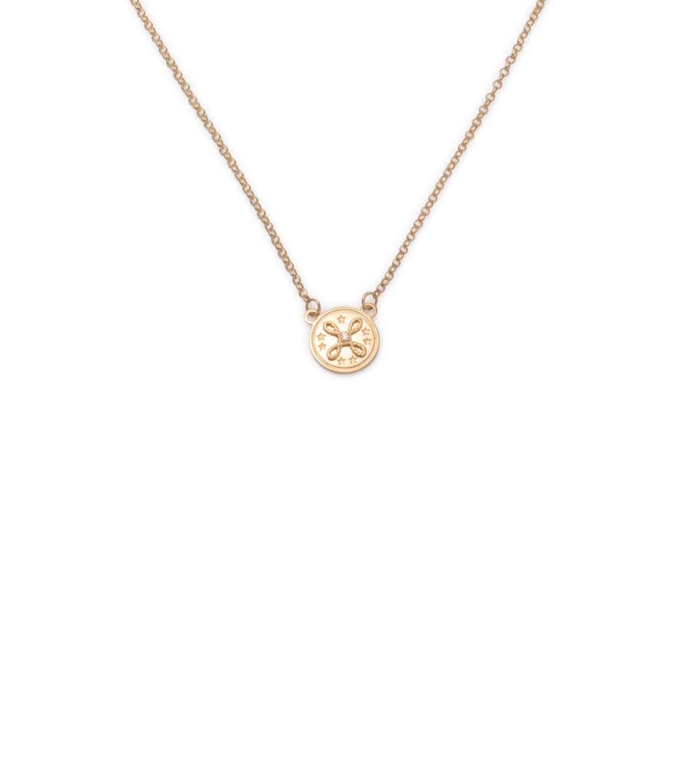 foundrae True Love Mini Stationary Necklace