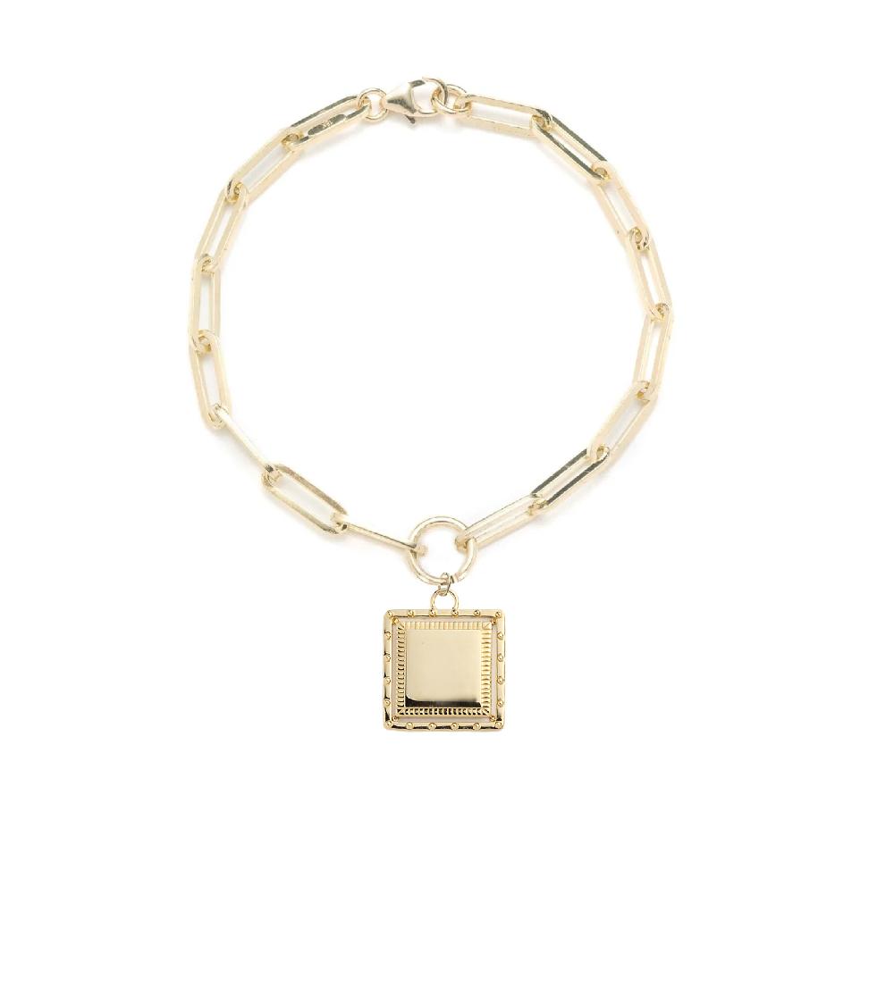 foundrae Lovestruck Engravable Custom Classic Clip Fob Chain Bracelet