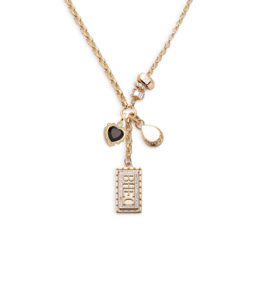 foundrae Lovestruck & True Love Custom Heavy Mixed Belcher Extension Necklace