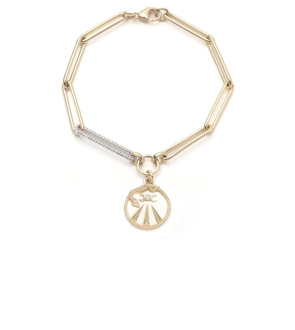 foundrae Mind Body Soul - Wholeness Extended Clip Chain Bracelet