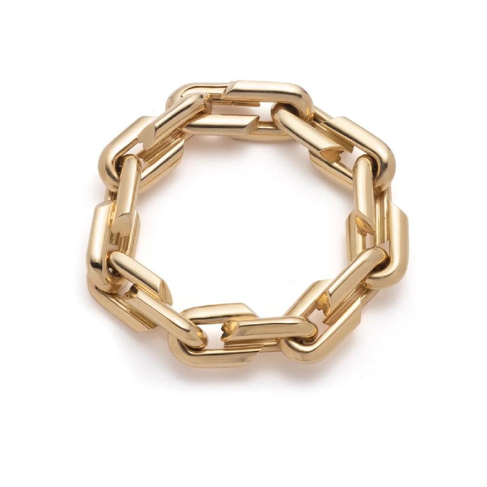 foundrae Oversized Strong Hearts Love Link Bracelet