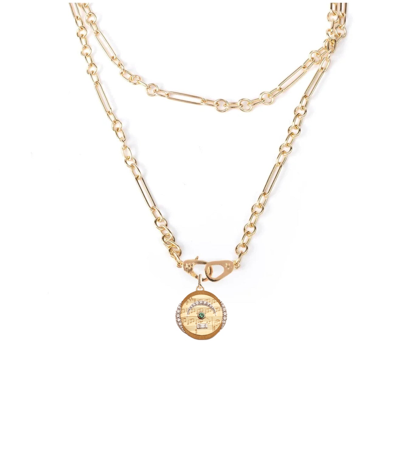 foundrae Pause - Internal Compass 36" Small Mixed Clip Sister Hook Necklace