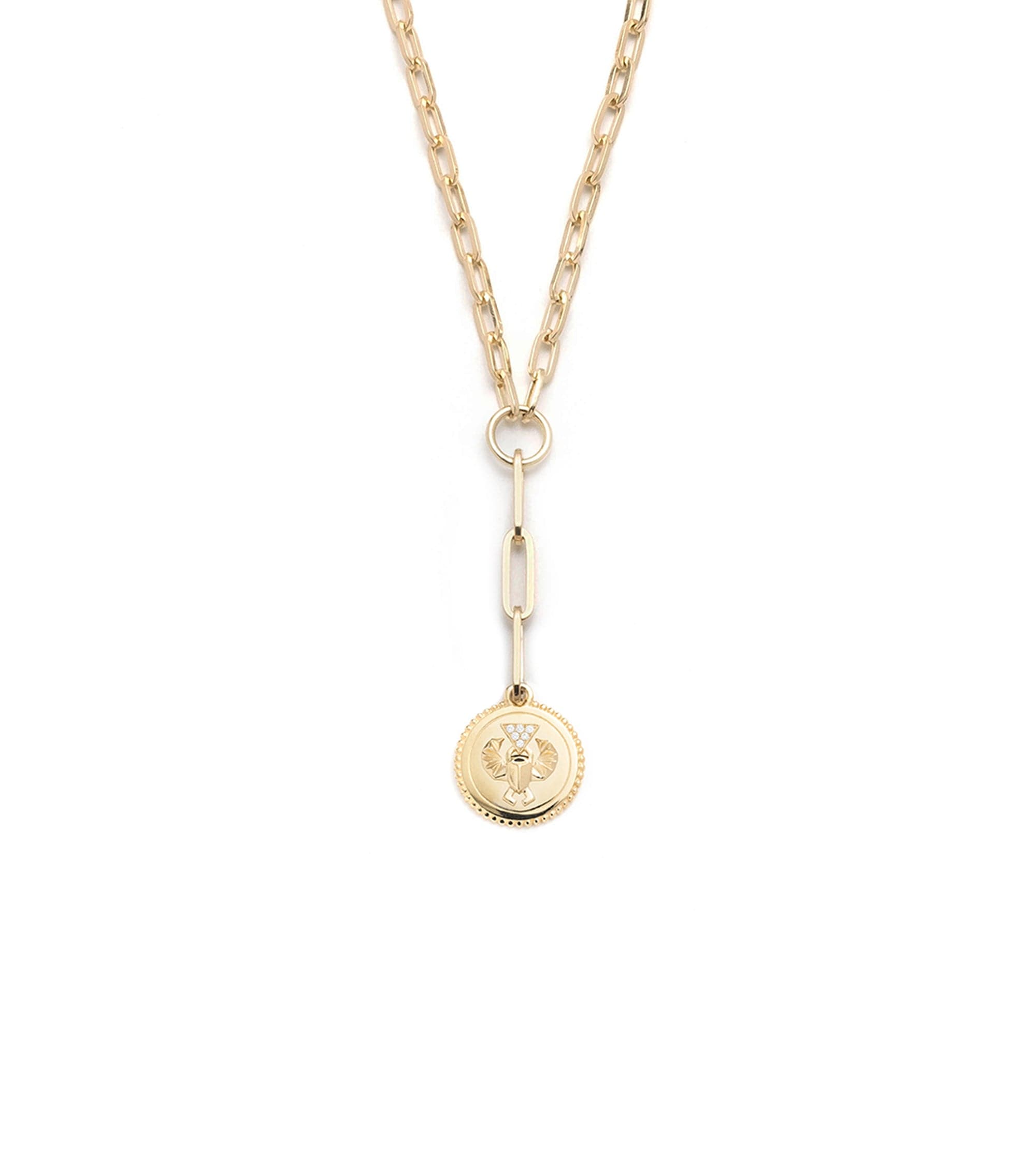 foundrae Protection Refined Clip Extension Chain Necklace