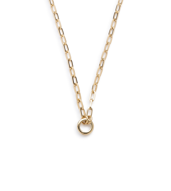 foundrae Refined Clip Open Chain with Mini Chubby Annex Link