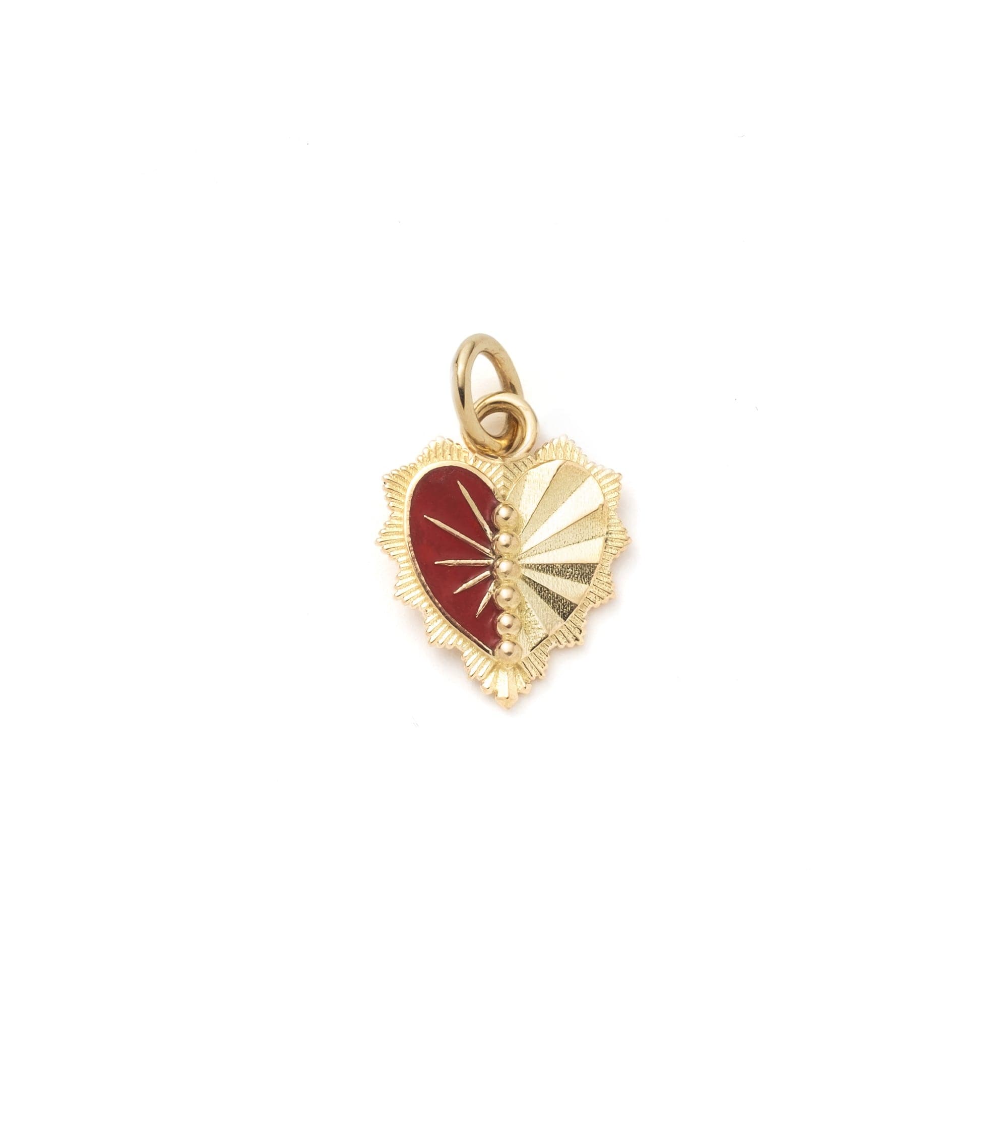 foundrae Reflection Heart - Love Enamel Miniature Medallion