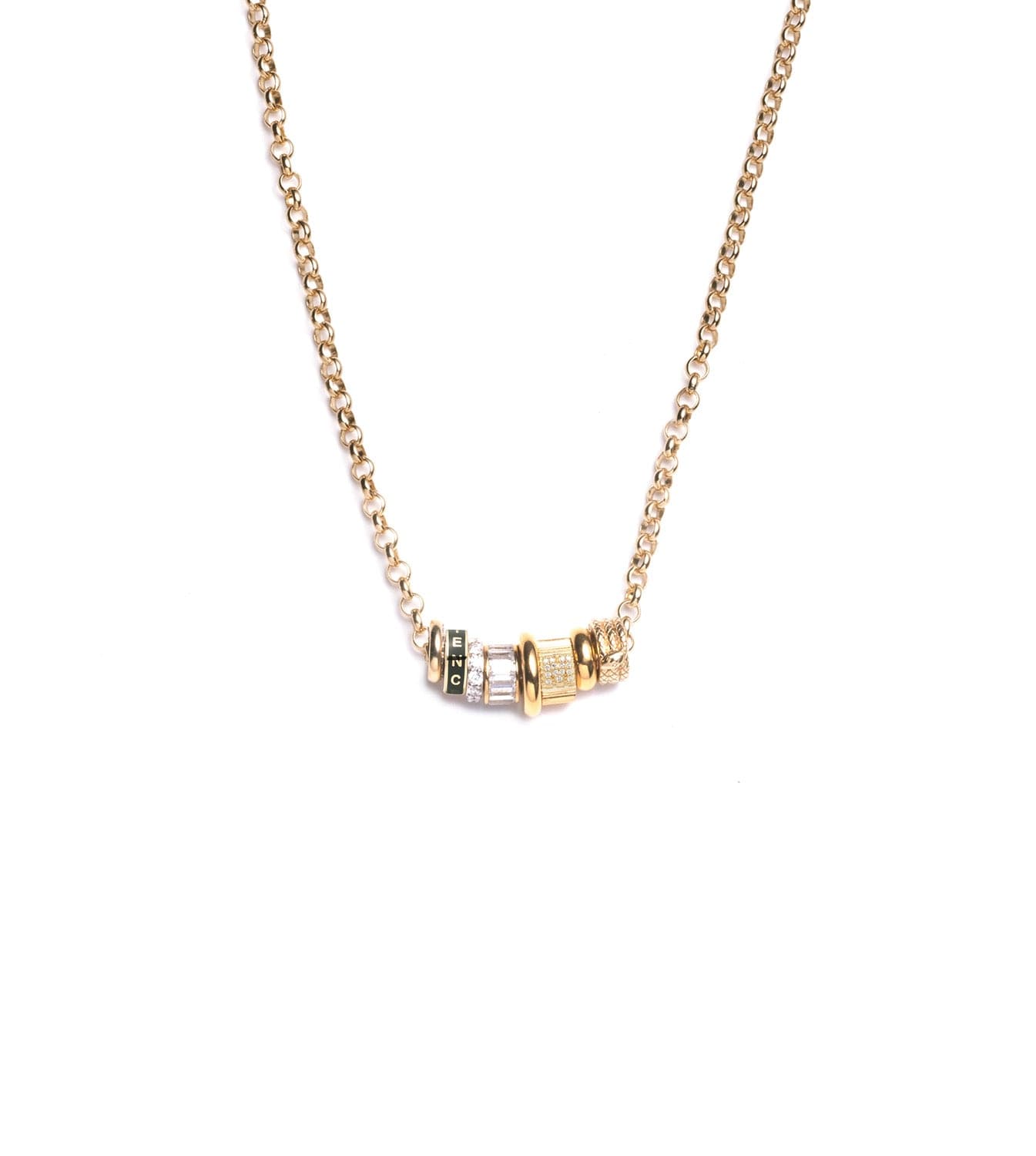 foundrae Resilience Heart Beat Story - Medium Belcher Chain Necklace