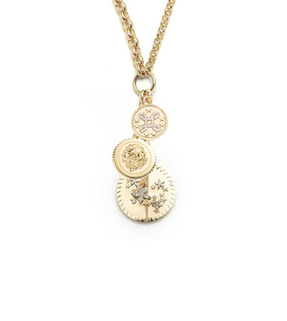 foundrae Resilience Strength & Love Story Heavy Mixed Belcher Extension Chain Necklace