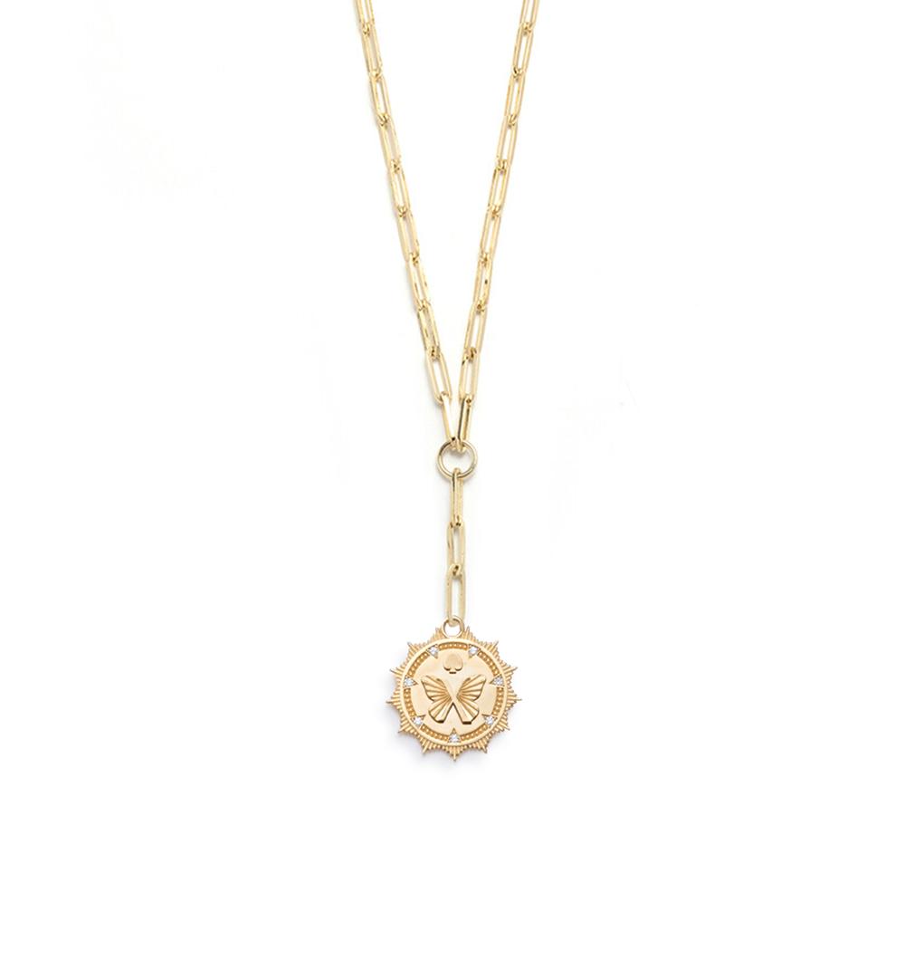 foundrae Reverie Classic Fob Clip Extension Chain Necklace