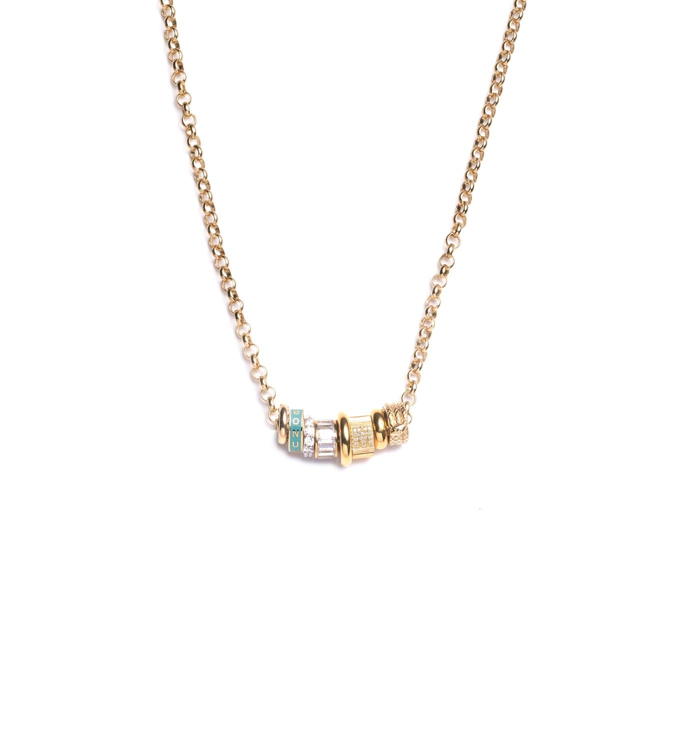 foundrae Reverie Heart Beat Story - Medium Belcher Chain Necklace