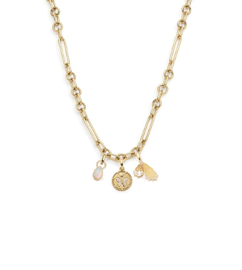 foundrae Reverie Wings & Forever & Always a Pair Small Mixed Clip Necklace foundrae Reverie Wings & Forever & Always a Pair Small Mixed Clip Necklace