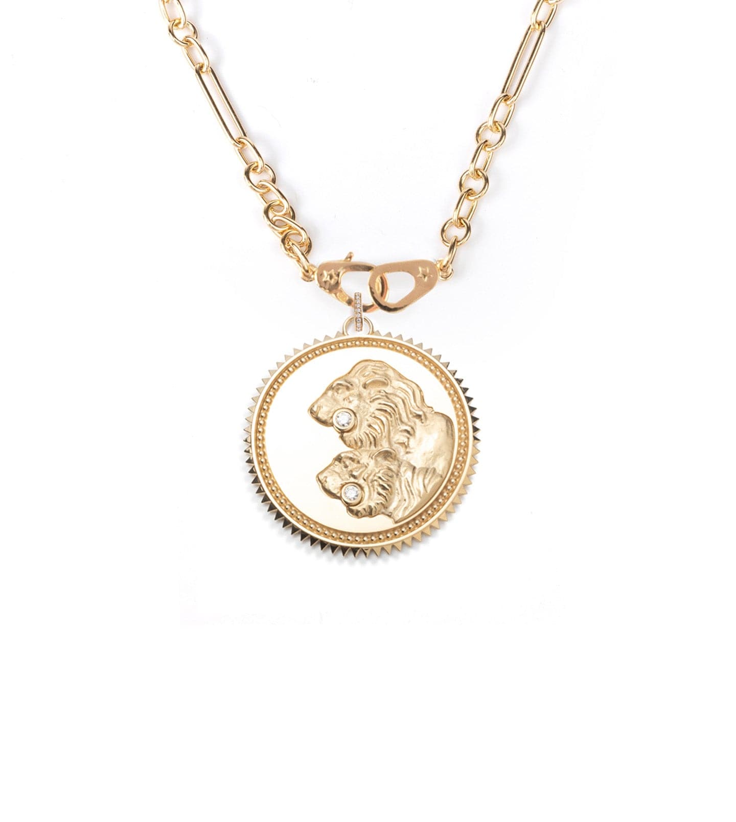 foundrae Solar + Lunar - Strength Small Mixed Clip Chain Necklace