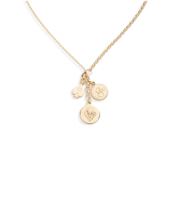 foundrae Strength Karma & Reverie Medium Mixed Belcher Extension Necklace