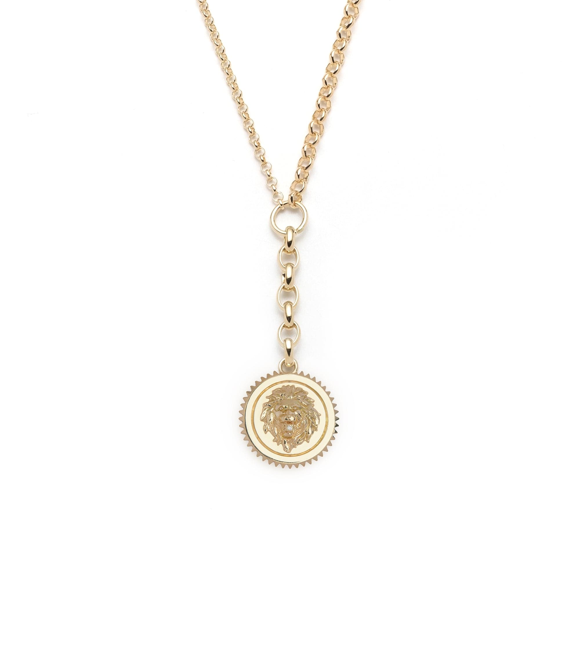 foundrae Strength Medium Mixed Belcher Extension Chain Necklace