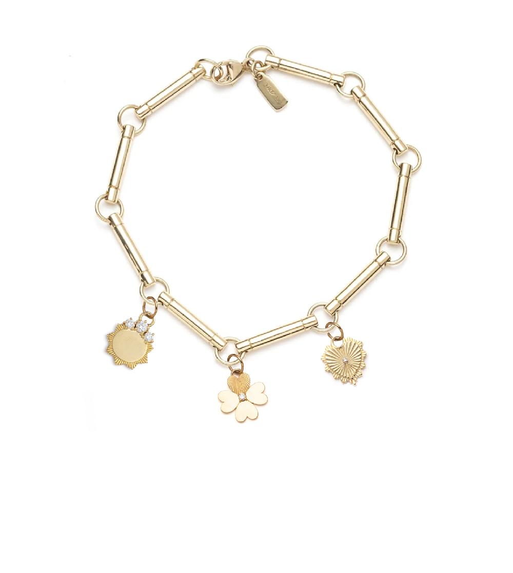 foundrae True Love & Engravable Element Chain Bracelet