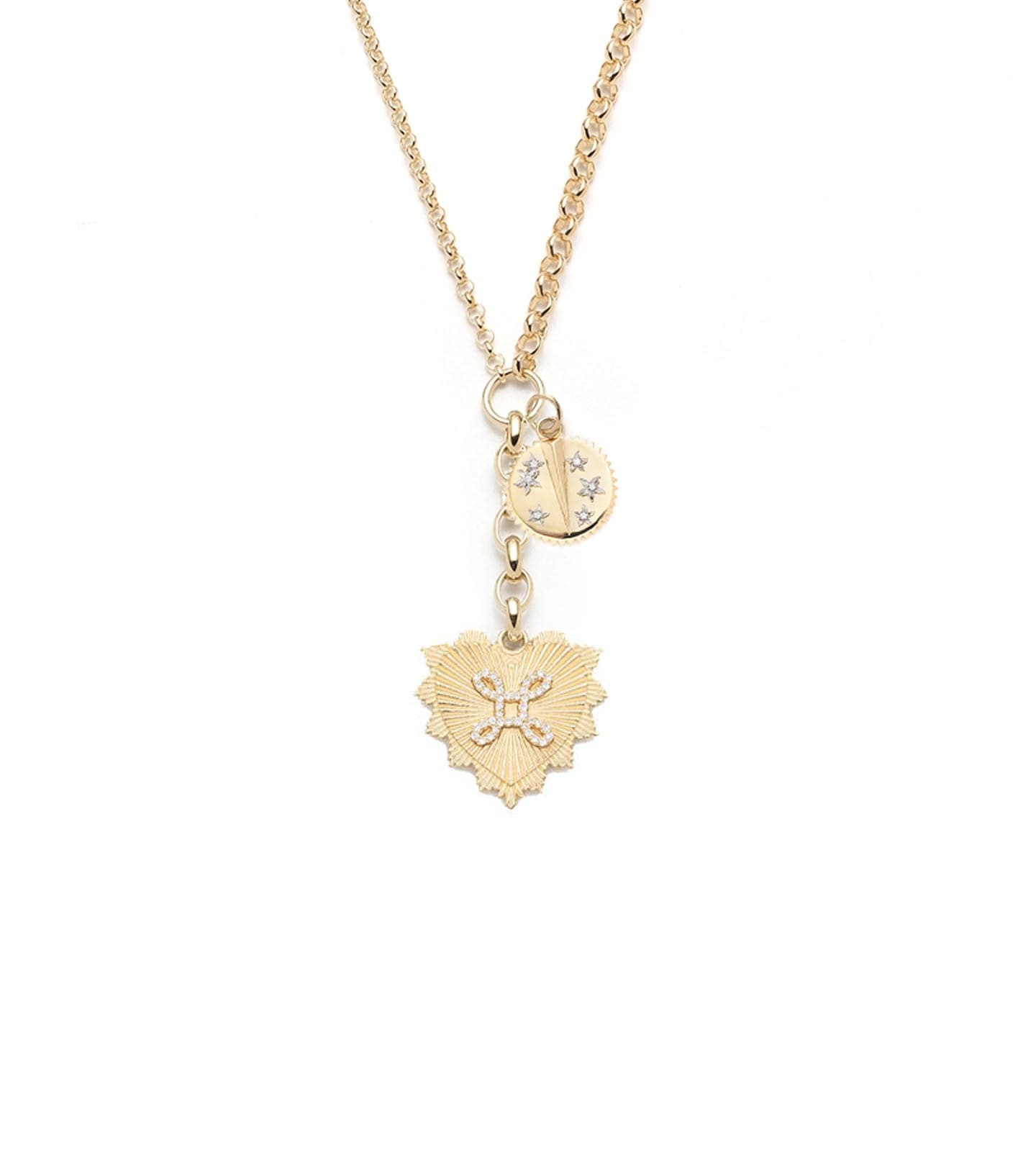 foundrae True Love & Resilience Story Medium Mixed Belcher Extension Chain Necklace