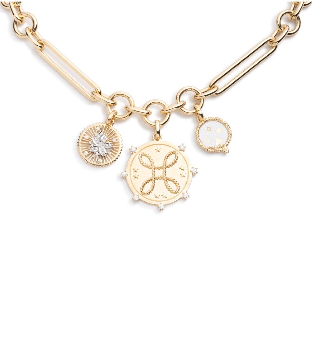 foundrae True Love Resilience & Wholeness Oversized Mixed Clip Necklace