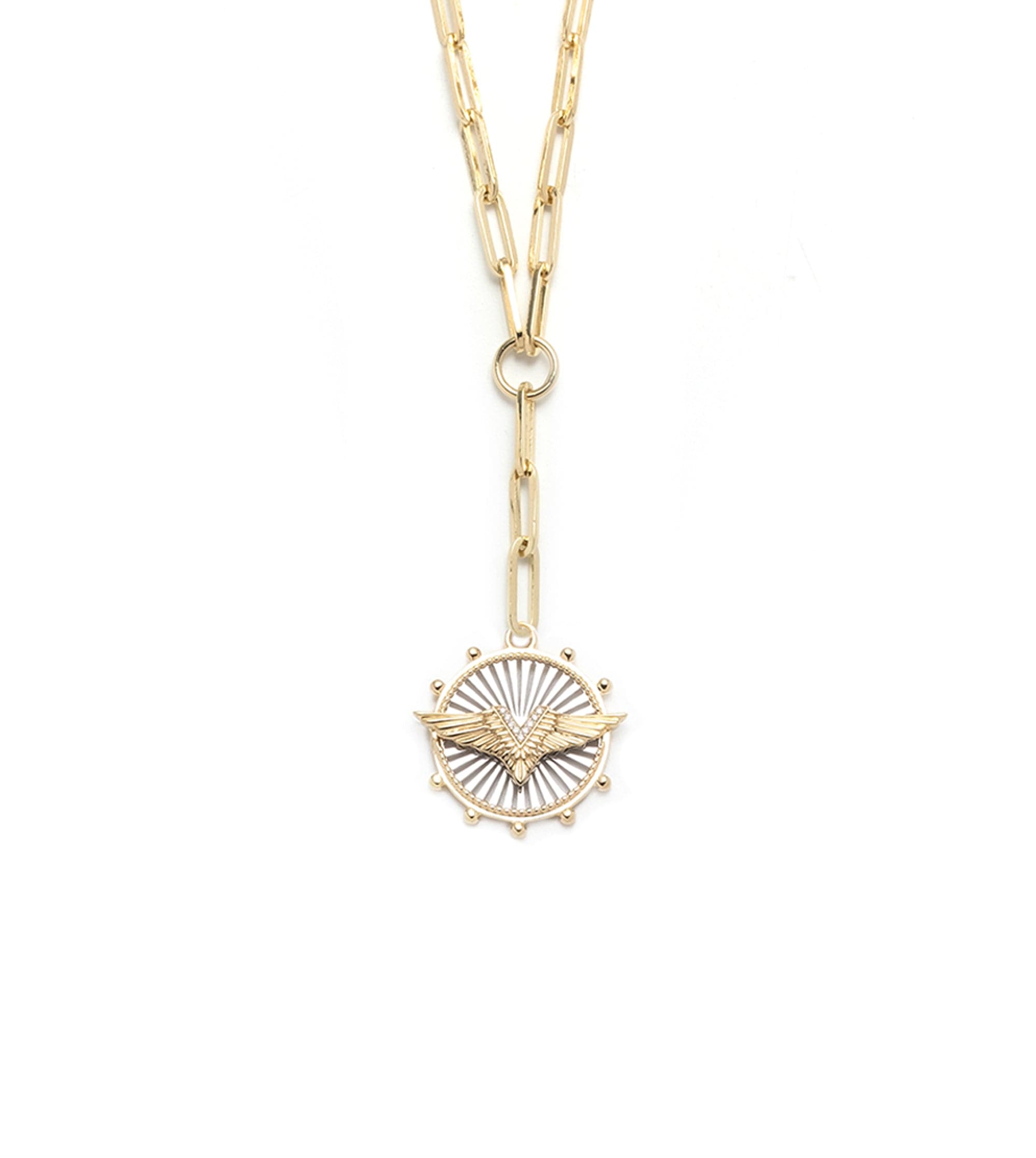 foundrae Vivacity Classic Fob Clip Extension Chain Necklace