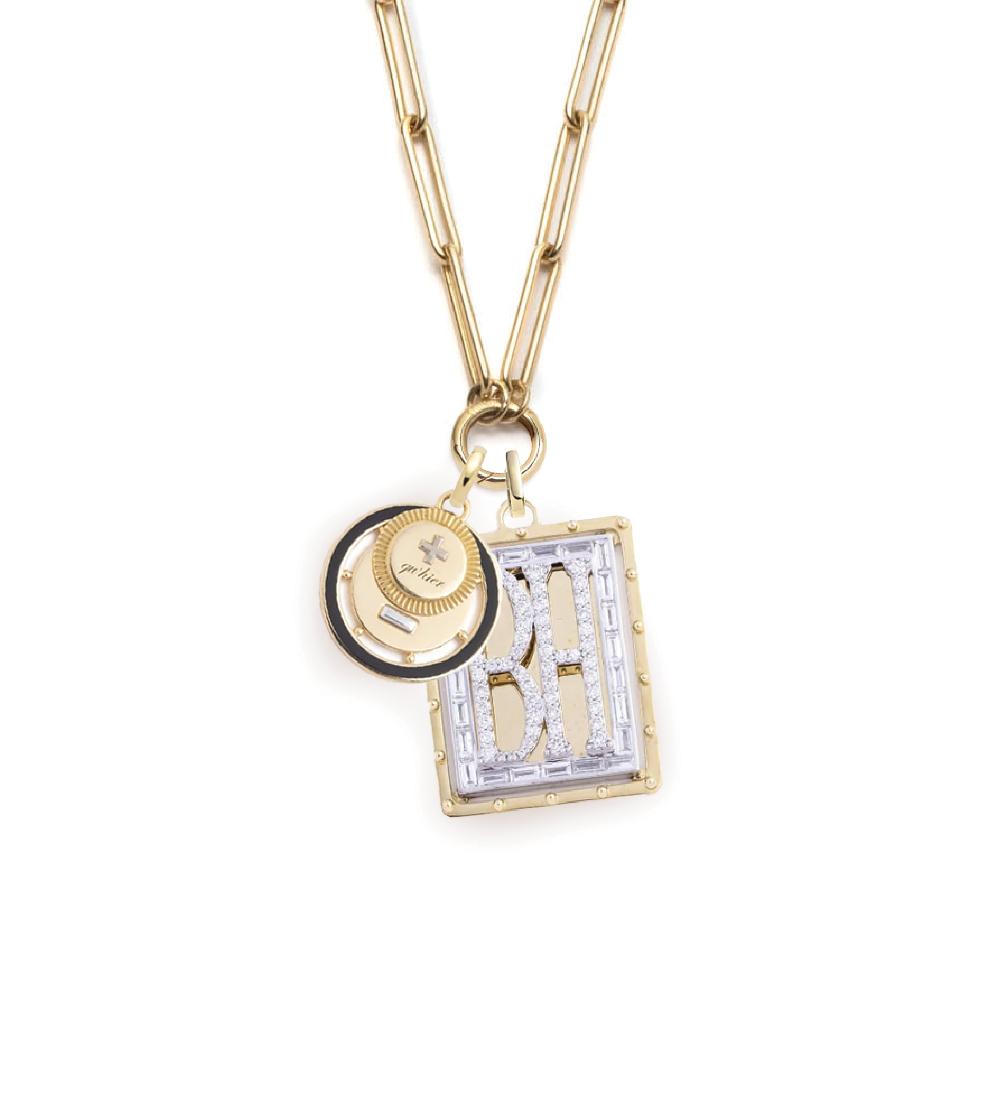 foundrae Vivacity & Lovestruck Custom Extended Clip Open Chain Necklace