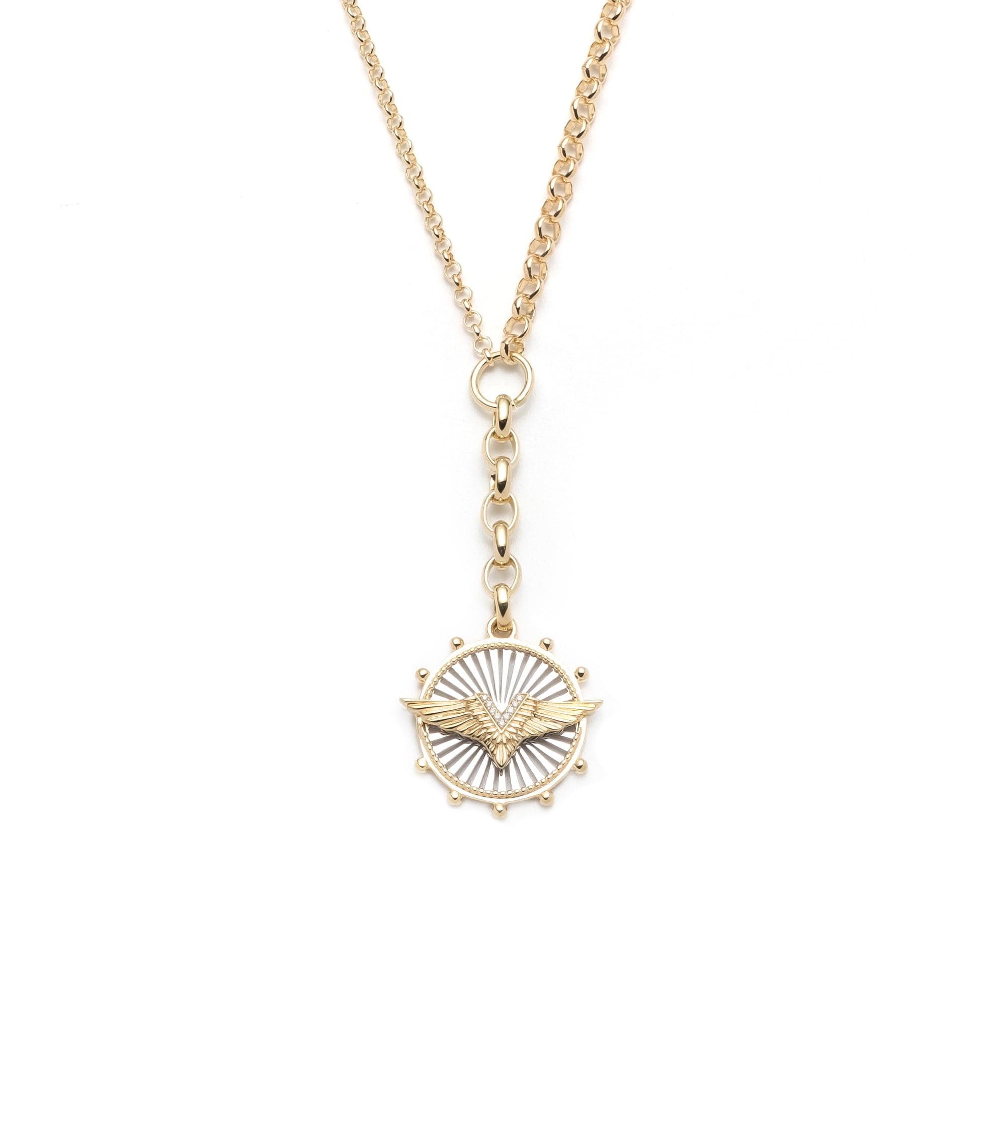 foundrae Vivacity Medium Mixed Belcher Extension Chain Necklace